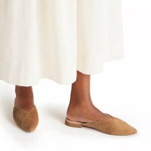 Birdies The Swan Golden Oak Mule Slip Ons | Size 5.5